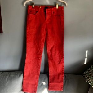 J.Crew Factory skinny jean in garment dye, size 27